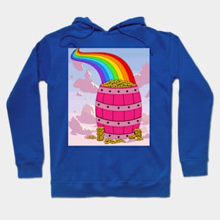 Rainbow With Boiler Pot Full Of Gold Hoodie